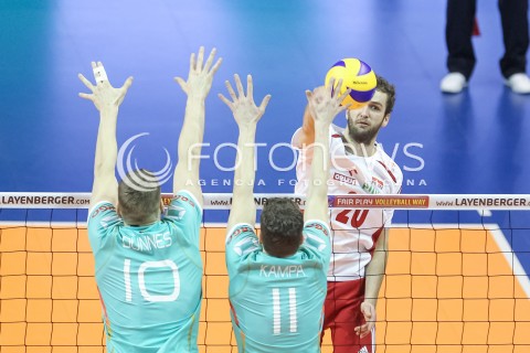  08.01.2016 BERLIN NIEMCY<br />SIATKOWKA MEZCZYZN KWALIFIKACJE DO IGRZYSK OLIMPIJSKICH W BRAZYLII <br />2016 Mens Volleyball European Olympic Qualification Tournament in Berlin<br />MECZ POLSKA - NIEMCY ( Poland - Germany ) <br />N/Z MATEUSZ MIKA <br /> 