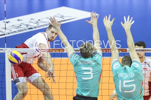  08.01.2016 BERLIN NIEMCY<br />SIATKOWKA MEZCZYZN KWALIFIKACJE DO IGRZYSK OLIMPIJSKICH W BRAZYLII <br />2016 Mens Volleyball European Olympic Qualification Tournament in Berlin<br />MECZ POLSKA - NIEMCY ( Poland - Germany ) <br />N/Z DAWID KONARSKI <br /> 