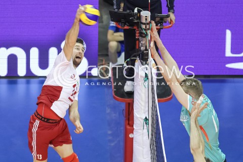  08.01.2016 BERLIN NIEMCY<br />SIATKOWKA MEZCZYZN KWALIFIKACJE DO IGRZYSK OLIMPIJSKICH W BRAZYLII <br />2016 Mens Volleyball European Olympic Qualification Tournament in Berlin<br />MECZ POLSKA - NIEMCY ( Poland - Germany ) <br />N/Z MICHAL KUBIAK <br /> 