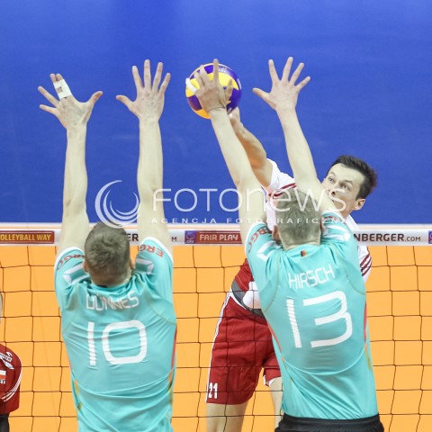  08.01.2016 BERLIN NIEMCY<br />SIATKOWKA MEZCZYZN KWALIFIKACJE DO IGRZYSK OLIMPIJSKICH W BRAZYLII <br />2016 Mens Volleyball European Olympic Qualification Tournament in Berlin<br />MECZ POLSKA - NIEMCY ( Poland - Germany ) <br />N/Z RAFAL BUSZEK <br /> 