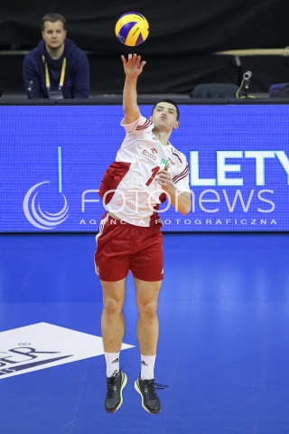  08.01.2016 BERLIN NIEMCY<br />SIATKOWKA MEZCZYZN KWALIFIKACJE DO IGRZYSK OLIMPIJSKICH W BRAZYLII <br />2016 Mens Volleyball European Olympic Qualification Tournament in Berlin<br />MECZ POLSKA - NIEMCY ( Poland - Germany ) <br />N/Z WOJCIECH ZALINSKI SYLWETKA ZAGRYWKA<br /> 