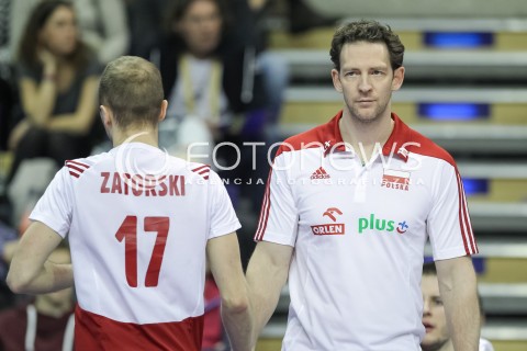  09.01.2016 BERLIN NIEMCY<br />SIATKOWKA MEZCZYZN KWALIFIKACJE DO IGRZYSK OLIMPIJSKICH W BRAZYLII <br />2016 Mens Volleyball European Olympic Qualification Tournament in Berlin<br />POLFINAL 2 - SEMIFINAL<br />MECZ FRANCJA - POLSKA ( France - Poland ) <br />N/Z STEPHANE ANTIGA - I TRENER ( HEAD COACH ) PAWEL ZATORSKI <br /> 