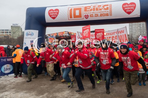  10.01.2016 WARSZAWA <br />FINAL 24 EDYCJI WIELKIEJ ORKIESTRY SWIATECZNEJ POMOCY <br />BIEG POLICZ SIE Z CUKRZYCA <br />N/Z <br />START<br /> 