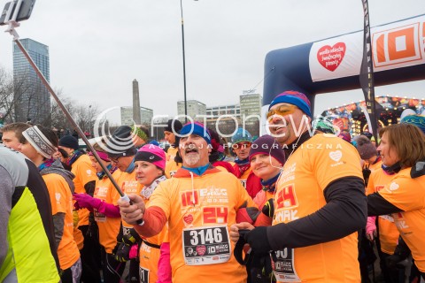 10.01.2016 WARSZAWA <br />FINAL 24 EDYCJI WIELKIEJ ORKIESTRY SWIATECZNEJ POMOCY <br />BIEG POLICZ SIE Z CUKRZYCA <br />N/Z <br />UCZESTNICY BIEGU POLICZ SIE Z CUKRZYCA<br /> 