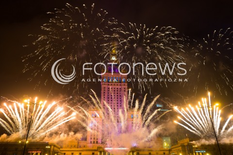  10.01.2016 WARSZAWA <br />FINAL 24 EDYCJI WIELKIEJ ORKIESTRY SWIATECZNEJ POMOCY <br />SWIATELKO DO NIEBA <br />N/Z PALAC KULTURY I NAUKI<br /> 