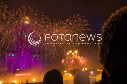  10.01.2016 WARSZAWA <br />FINAL 24 EDYCJI WIELKIEJ ORKIESTRY SWIATECZNEJ POMOCY <br />SWIATELKO DO NIEBA <br />N/Z PALAC KULTURY I NAUKI<br /> 