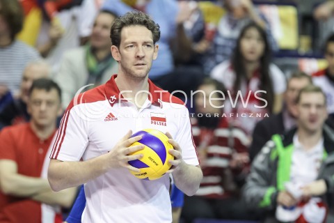  10.01.2016 BERLIN NIEMCY<br />SIATKOWKA MEZCZYZN KWALIFIKACJE DO IGRZYSK OLIMPIJSKICH W BRAZYLII <br />2016 Mens Volleyball European Olympic Qualification Tournament in Berlin<br />MECZ O 3. MIEJSCE - 3RD PLACE MATCH<br />MECZ POLSKA - NIEMCY ( Poland - Germany ) <br />N/Z STEPHANE ANTIGA - I TRENER ( HEAD COACH ) SYLWETKA PILKA<br /> 