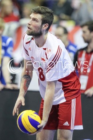  10.01.2016 BERLIN NIEMCY<br />SIATKOWKA MEZCZYZN KWALIFIKACJE DO IGRZYSK OLIMPIJSKICH W BRAZYLII <br />2016 Mens Volleyball European Olympic Qualification Tournament in Berlin<br />MECZ O 3. MIEJSCE - 3RD PLACE MATCH<br />MECZ POLSKA - NIEMCY ( Poland - Germany ) <br />N/Z ANDRZEJ WRONA SYLWETKA <br /> 
