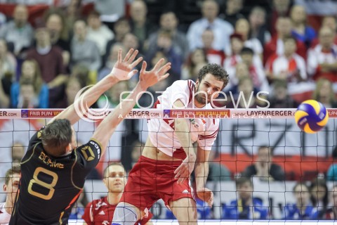  10.01.2016 BERLIN NIEMCY<br />SIATKOWKA MEZCZYZN KWALIFIKACJE DO IGRZYSK OLIMPIJSKICH W BRAZYLII <br />2016 Mens Volleyball European Olympic Qualification Tournament in Berlin<br />MECZ O 3. MIEJSCE - 3RD PLACE MATCH<br />MECZ POLSKA - NIEMCY ( Poland - Germany ) <br />N/Z MATEUSZ MIKA <br /> 
