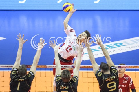  10.01.2016 BERLIN NIEMCY<br />SIATKOWKA MEZCZYZN KWALIFIKACJE DO IGRZYSK OLIMPIJSKICH W BRAZYLII <br />2016 Mens Volleyball European Olympic Qualification Tournament in Berlin<br />MECZ O 3. MIEJSCE - 3RD PLACE MATCH<br />MECZ POLSKA - NIEMCY ( Poland - Germany ) <br />N/Z MICHAL KUBIAK <br /> 