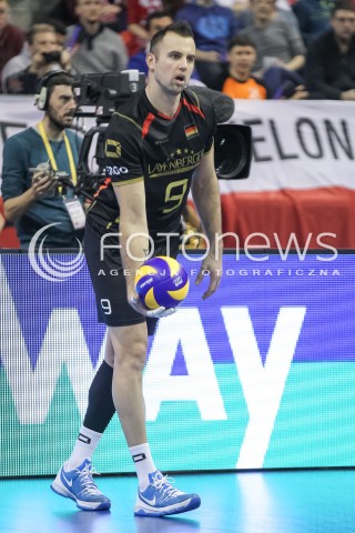  10.01.2016 BERLIN NIEMCY<br />SIATKOWKA MEZCZYZN KWALIFIKACJE DO IGRZYSK OLIMPIJSKICH W BRAZYLII <br />2016 Mens Volleyball European Olympic Qualification Tournament in Berlin<br />MECZ O 3. MIEJSCE - 3RD PLACE MATCH<br />MECZ POLSKA - NIEMCY ( Poland - Germany ) <br />N/Z GYORGY GROZER SYLWETKA <br /> 