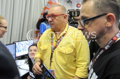  10.01.2016 WARSZAWA <br />FINAL 24 EDYCJI WIELKIEJ ORKIESTRY SWIATECZNEJ POMOCY<br />KONFERENCJA PRASOWA<br />N/Z JERZY OWSIAK<br /> 