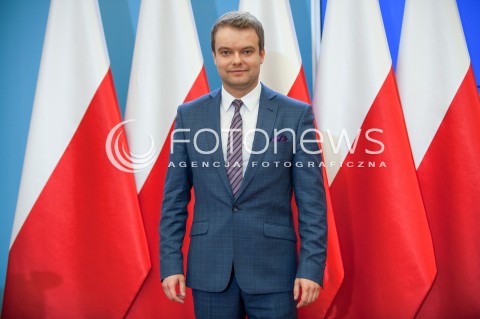  11.01.2016 WARSZAWA <br />NOWY RZECZNIK PRASOWY RZADU RAFAL BOCHENEK<br />N/Z RAFAL BOCHENEK<br /> 