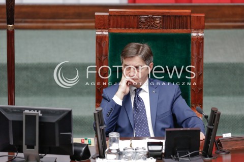  13.01.2016 WARSZAWA SEJM<br />POSIEDZENIE SEJMU VIII KADENCJI<br />N/Z MAREK KUCHCINSKI MARSZALEK SEJMU<br /> 