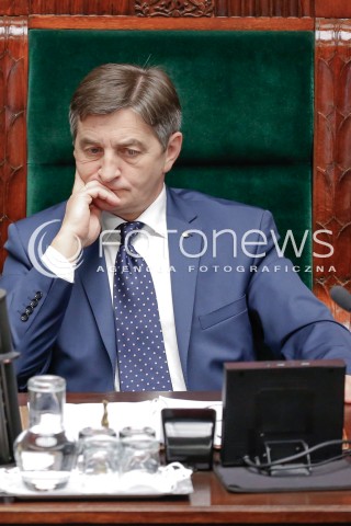  13.01.2016 WARSZAWA SEJM<br />POSIEDZENIE SEJMU VIII KADENCJI<br />N/Z MAREK KUCHCINSKI MARSZALEK SEJMU<br /> 