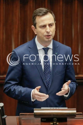  13.01.2016 WARSZAWA SEJM<br />POSIEDZENIE SEJMU VIII KADENCJI<br />N/Z WLADYSLAW KOSINIAK - KAMYSZ<br /> 