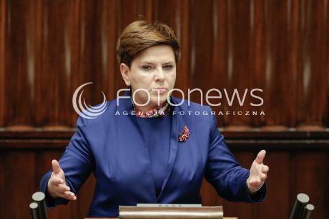 Posiedzenie Sejmu w Warszawie