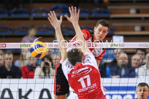  13.01.2016 RZESZOW<br />SIATKOWKA PLUSLIGA 2015/2016 MEN VOLLEYBALL POLAND POLISH PLUS LIGA LEAGUE SEASON 2015/2016<br />MECZ ASSECO RESOVIA RZESZOW - EFFECTOR KIELCE <br />N/Z THOMAS JAESCHKE <br /> 