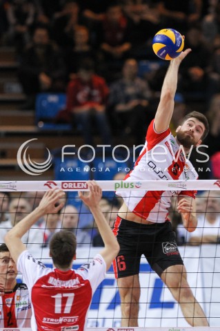  13.01.2016 RZESZOW<br />SIATKOWKA PLUSLIGA 2015/2016 MEN VOLLEYBALL POLAND POLISH PLUS LIGA LEAGUE SEASON 2015/2016<br />MECZ ASSECO RESOVIA RZESZOW - EFFECTOR KIELCE <br />N/Z DMYTRO PASHYTSKYY ( PASZYCKI ) <br /> 