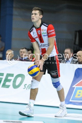  13.01.2016 RZESZOW<br />SIATKOWKA PLUSLIGA 2015/2016 MEN VOLLEYBALL POLAND POLISH PLUS LIGA LEAGUE SEASON 2015/2016<br />MECZ ASSECO RESOVIA RZESZOW - EFFECTOR KIELCE <br />N/Z THOMAS JAESCHKE SYLWETKA <br /> 