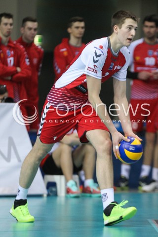  13.01.2016 RZESZOW<br />SIATKOWKA PLUSLIGA 2015/2016 MEN VOLLEYBALL POLAND POLISH PLUS LIGA LEAGUE SEASON 2015/2016<br />MECZ ASSECO RESOVIA RZESZOW - EFFECTOR KIELCE <br />N/Z MICHAL KEDZIERSKI SYLWETKA <br /> 