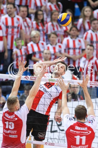  13.01.2016 RZESZOW<br />SIATKOWKA PLUSLIGA 2015/2016 MEN VOLLEYBALL POLAND POLISH PLUS LIGA LEAGUE SEASON 2015/2016<br />MECZ ASSECO RESOVIA RZESZOW - EFFECTOR KIELCE <br />N/Z DOMINIK WITCZAK <br /> 