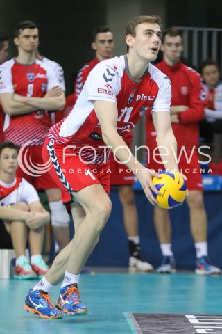  13.01.2016 RZESZOW<br />SIATKOWKA PLUSLIGA 2015/2016 MEN VOLLEYBALL POLAND POLISH PLUS LIGA LEAGUE SEASON 2015/2016<br />MECZ ASSECO RESOVIA RZESZOW - EFFECTOR KIELCE <br />N/Z ANDREAS TAKVAM SYLWETKA <br /> 