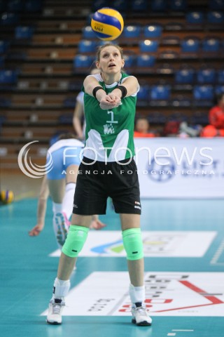  14.01.2016 RZESZOW<br />SIATKOWKA ORLEN LIGA 2015/2016 WOMEN VOLLEYBALL POLAND POLISH ORLENLIGA LEAGUE SEASON 2015/2016<br />MECZ DEVELOPRES SKYRES RZESZOW - IMPEL WROCLAW<br />N/Z JOANNA KACZOR SYLWETKA <br /> 