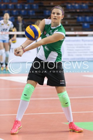  14.01.2016 RZESZOW<br />SIATKOWKA ORLEN LIGA 2015/2016 WOMEN VOLLEYBALL POLAND POLISH ORLENLIGA LEAGUE SEASON 2015/2016<br />MECZ DEVELOPRES SKYRES RZESZOW - IMPEL WROCLAW<br />N/Z ANDREA KOSSANYIOVA SYLWETKA <br /> 
