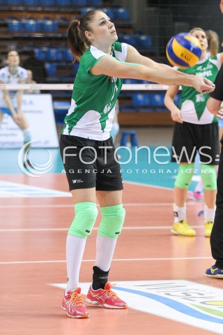  14.01.2016 RZESZOW<br />SIATKOWKA ORLEN LIGA 2015/2016 WOMEN VOLLEYBALL POLAND POLISH ORLENLIGA LEAGUE SEASON 2015/2016<br />MECZ DEVELOPRES SKYRES RZESZOW - IMPEL WROCLAW<br />N/Z ALEKSANDRA SIKORSKA SYLWETKA <br /> 