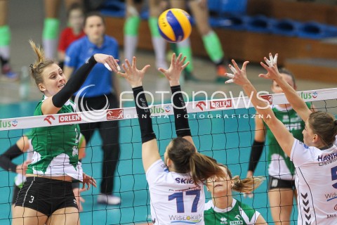  14.01.2016 RZESZOW<br />SIATKOWKA ORLEN LIGA 2015/2016 WOMEN VOLLEYBALL POLAND POLISH ORLENLIGA LEAGUE SEASON 2015/2016<br />MECZ DEVELOPRES SKYRES RZESZOW - IMPEL WROCLAW<br />N/Z MONIKA PTAK <br /> 