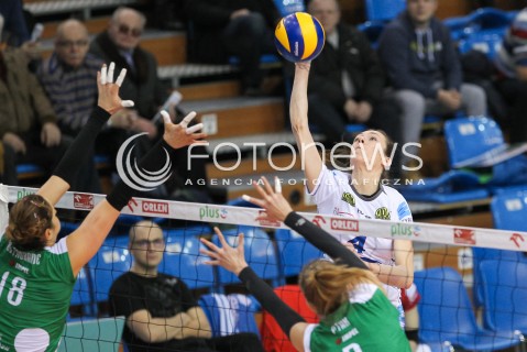  14.01.2016 RZESZOW<br />SIATKOWKA ORLEN LIGA 2015/2016 WOMEN VOLLEYBALL POLAND POLISH ORLENLIGA LEAGUE SEASON 2015/2016<br />MECZ DEVELOPRES SKYRES RZESZOW - IMPEL WROCLAW<br />N/Z JOANNA KAPTURSKA <br /> 
