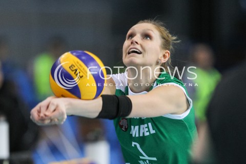  14.01.2016 RZESZOW<br />SIATKOWKA ORLEN LIGA 2015/2016 WOMEN VOLLEYBALL POLAND POLISH ORLENLIGA LEAGUE SEASON 2015/2016<br />MECZ DEVELOPRES SKYRES RZESZOW - IMPEL WROCLAW<br />N/Z JOANNA KACZOR SYLWETKA <br /> 