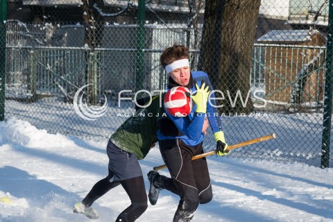  16.01.2016 WARSZAWA<br /> DRUGIE MISTRZOSTWA POLSKI W QUIDDITCHU<br />ELIMINACJE DO MISTRZOSTW EUROPY <br />N/Z MECZ ZESPOLOW KRAKOW DRAGONS I WARSAW MERMAIDS <br /> 