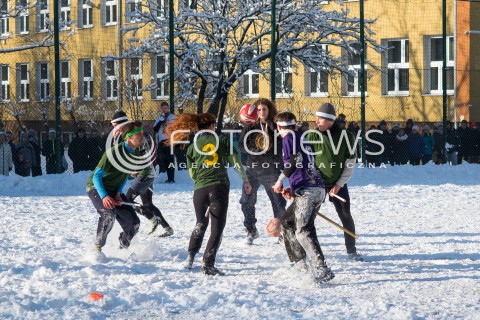  16.01.2016 WARSZAWA<br /> DRUGIE MISTRZOSTWA POLSKI W QUIDDITCHU<br />ELIMINACJE DO MISTRZOSTW EUROPY <br />N/Z MECZ ZESPOLOW KRAKOW DRAGONS I WARSAW MERMAIDS <br /> 