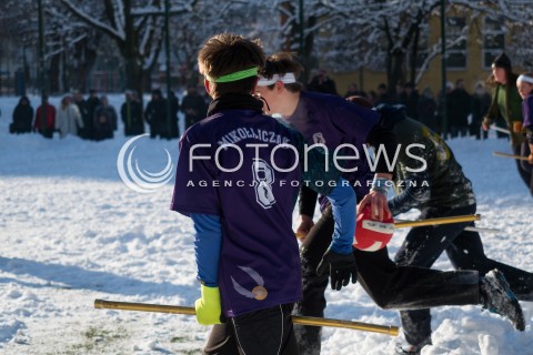  16.01.2016 WARSZAWA<br /> DRUGIE MISTRZOSTWA POLSKI W QUIDDITCHU<br />ELIMINACJE DO MISTRZOSTW EUROPY <br />N/Z MECZ ZESPOLOW KRAKOW DRAGONS I WARSAW MERMAIDS <br /> 