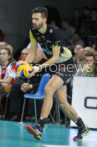  16.01.2016 RZESZOW<br />SIATKOWKA PLUSLIGA 2015/2016 MEN VOLLEYBALL POLAND POLISH PLUS LIGA LEAGUE SEASON 2015/2016<br />MECZ ASSECO RESOVIA RZESZOW - LOTOS TREFL GDANSK <br />N/Z BARTOSZ GAWRYSZEWSKI SYLWETKA <br /> 