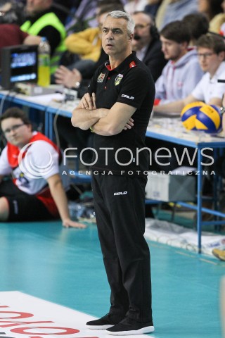  16.01.2016 RZESZOW<br />SIATKOWKA PLUSLIGA 2015/2016 MEN VOLLEYBALL POLAND POLISH PLUS LIGA LEAGUE SEASON 2015/2016<br />MECZ ASSECO RESOVIA RZESZOW - LOTOS TREFL GDANSK <br />N/Z ANDREA ANASTASI - I TRENER ( HEAD COACH ) SYLWETKA <br /> 