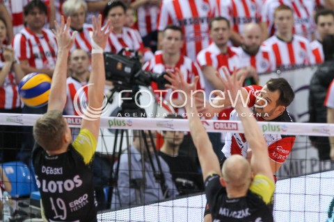  16.01.2016 RZESZOW<br />SIATKOWKA PLUSLIGA 2015/2016 MEN VOLLEYBALL POLAND POLISH PLUS LIGA LEAGUE SEASON 2015/2016<br />MECZ ASSECO RESOVIA RZESZOW - LOTOS TREFL GDANSK <br />N/Z DOMINIK WITCZAK <br /> 