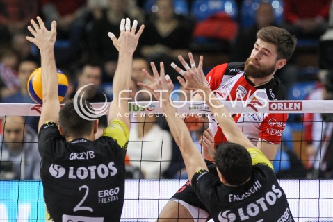  16.01.2016 RZESZOW<br />SIATKOWKA PLUSLIGA 2015/2016 MEN VOLLEYBALL POLAND POLISH PLUS LIGA LEAGUE SEASON 2015/2016<br />MECZ ASSECO RESOVIA RZESZOW - LOTOS TREFL GDANSK <br />N/Z DAWID DRYJA <br /> 