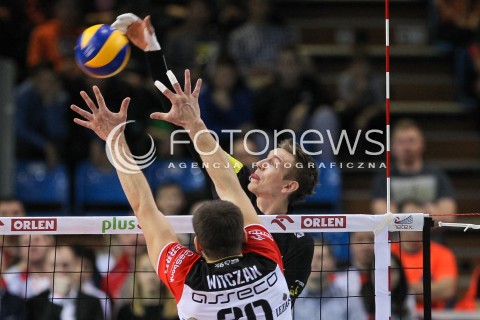  16.01.2016 RZESZOW<br />SIATKOWKA PLUSLIGA 2015/2016 MEN VOLLEYBALL POLAND POLISH PLUS LIGA LEAGUE SEASON 2015/2016<br />MECZ ASSECO RESOVIA RZESZOW - LOTOS TREFL GDANSK <br />N/Z DAMIAN SCHULZ <br /> 