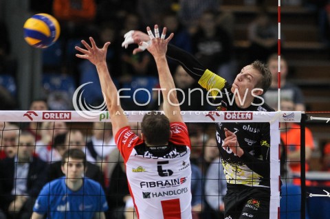  16.01.2016 RZESZOW<br />SIATKOWKA PLUSLIGA 2015/2016 MEN VOLLEYBALL POLAND POLISH PLUS LIGA LEAGUE SEASON 2015/2016<br />MECZ ASSECO RESOVIA RZESZOW - LOTOS TREFL GDANSK <br />N/Z DAMIAN SCHULZ <br /> 