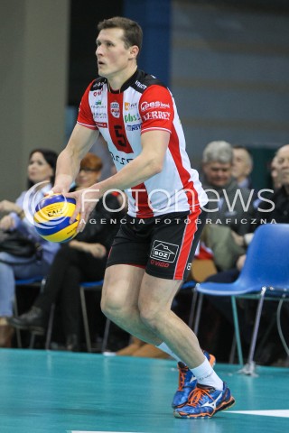  16.01.2016 RZESZOW<br />SIATKOWKA PLUSLIGA 2015/2016 MEN VOLLEYBALL POLAND POLISH PLUS LIGA LEAGUE SEASON 2015/2016<br />MECZ ASSECO RESOVIA RZESZOW - LOTOS TREFL GDANSK <br />N/Z LUKAS TICHACEK SYLWETKA <br /> 