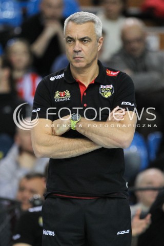  16.01.2016 RZESZOW<br />SIATKOWKA PLUSLIGA 2015/2016 MEN VOLLEYBALL POLAND POLISH PLUS LIGA LEAGUE SEASON 2015/2016<br />MECZ ASSECO RESOVIA RZESZOW - LOTOS TREFL GDANSK <br />N/Z ANDREA ANASTASI - I TRENER ( HEAD COACH ) SYLWETKA <br /> 