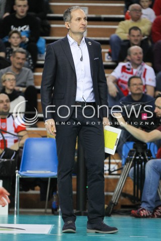  16.01.2016 RZESZOW<br />SIATKOWKA PLUSLIGA 2015/2016 MEN VOLLEYBALL POLAND POLISH PLUS LIGA LEAGUE SEASON 2015/2016<br />MECZ ASSECO RESOVIA RZESZOW - LOTOS TREFL GDANSK <br />N/Z ANDRZEJ KOWAL - I TRENER ( HEAD COACH ) SYLWETKA <br /> 