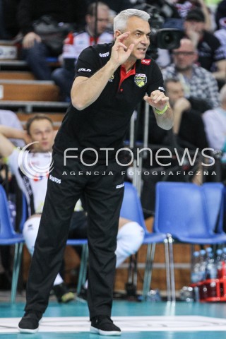  16.01.2016 RZESZOW<br />SIATKOWKA PLUSLIGA 2015/2016 MEN VOLLEYBALL POLAND POLISH PLUS LIGA LEAGUE SEASON 2015/2016<br />MECZ ASSECO RESOVIA RZESZOW - LOTOS TREFL GDANSK <br />N/Z ANDREA ANASTASI - I TRENER ( HEAD COACH ) SYLWETKA<br /> 