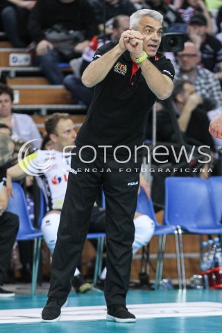  16.01.2016 RZESZOW<br />SIATKOWKA PLUSLIGA 2015/2016 MEN VOLLEYBALL POLAND POLISH PLUS LIGA LEAGUE SEASON 2015/2016<br />MECZ ASSECO RESOVIA RZESZOW - LOTOS TREFL GDANSK <br />N/Z ANDREA ANASTASI - I TRENER ( HEAD COACH ) SYLWETKA<br /> 