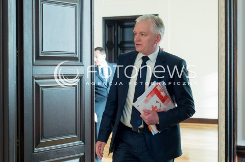  19.01.2016 WARSZAWA<br /> POSIEDZENIE RADY MINISTROW<br /> N/Z  JAROSLAW GOWIN<br /> 