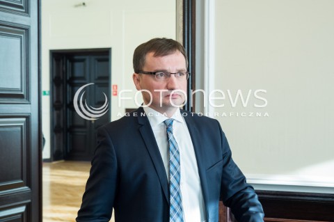  19.01.2016 WARSZAWA<br /> POSIEDZENIE RADY MINISTROW<br /> N/Z  MINISTER SPRAWIEDLIWOSCI ZBIGNIEW ZIOBRO<br /> 