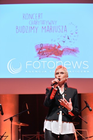  21.01.2016 WARSZAWA<br />KONCERT CHARYTATYWNY BUDZIMY MARIUSZA<br />N/Z EWA BLASZCZYK<br /> 